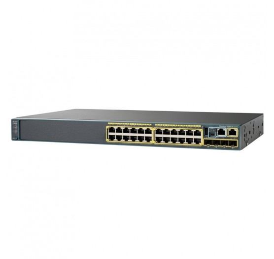 Switch 2960X Cisco Catalyst 24 portas Gigabit 4 x 1G SFP WS-C2960X-24TS-LB